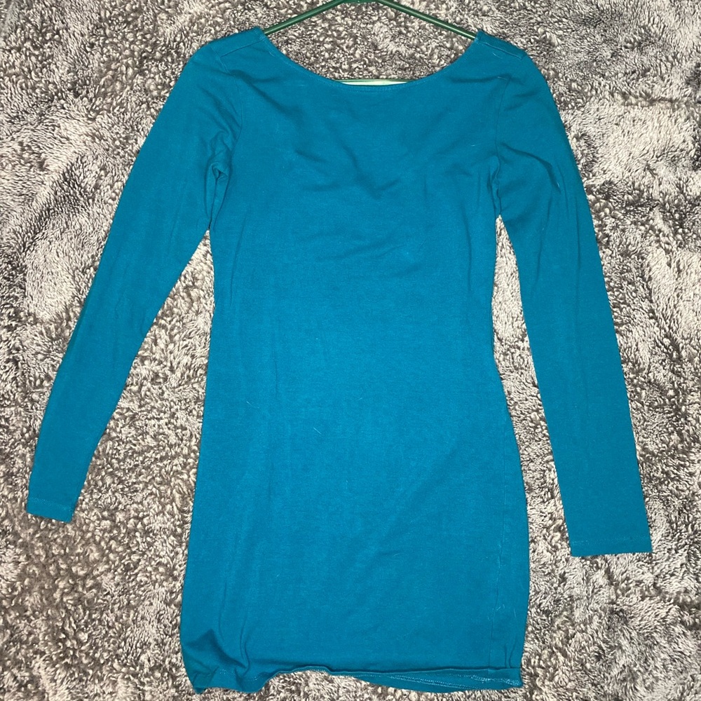Blue long sleve